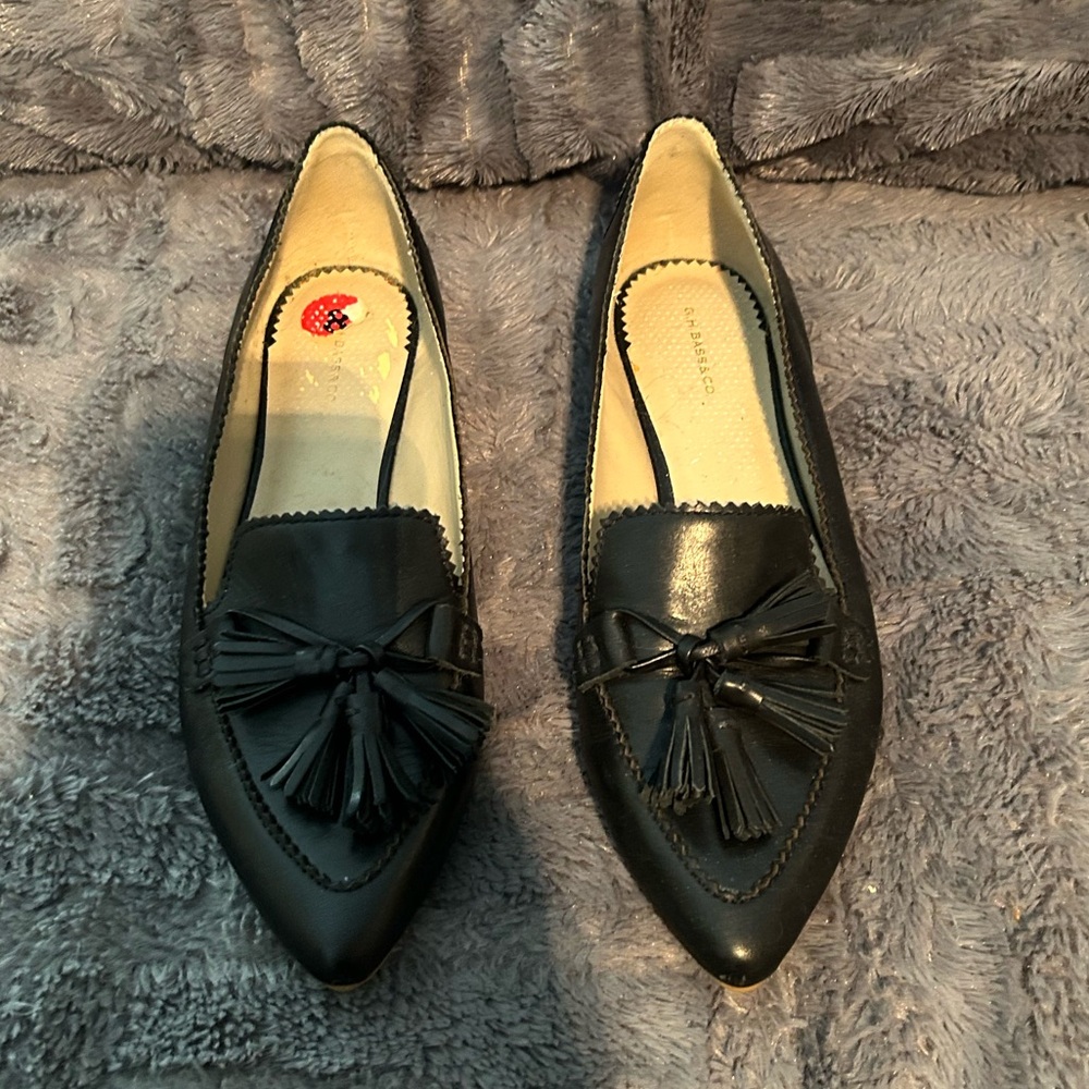 G.H. Bass & Co. Black Tassel Loafers